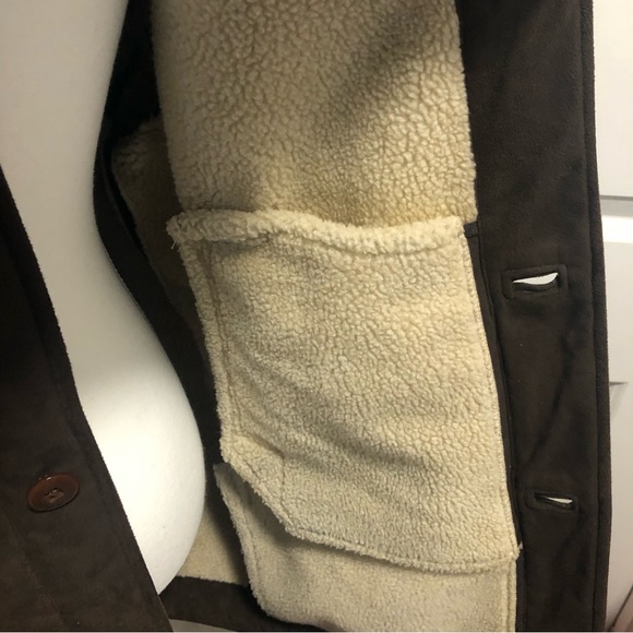 Ll Bean mens Sherpa lined coat size large - Picture 5 of 7